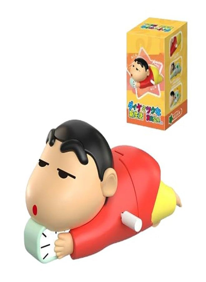 SHASHIKIRAN Shinchan Manual Clockwork Toy Anime 5CM Character Styling Crawling Flat Push Children's Toy Moving Birthday Gift Figure - Image 5